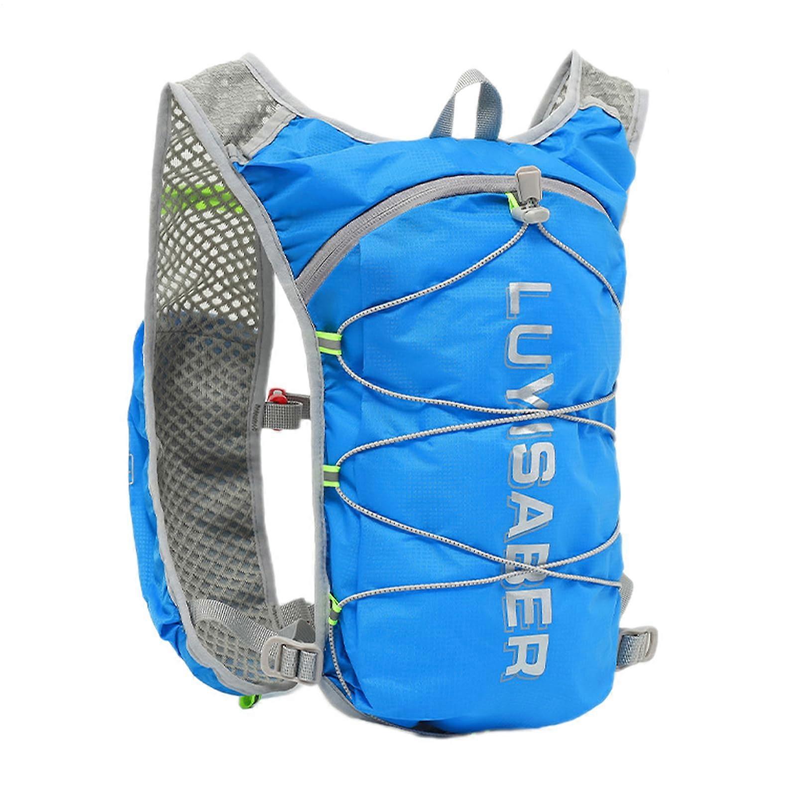 Running Hydration Pack Reflective Lightweight Water Backpack Set For Long Distance Running Skiing Cycling Racing