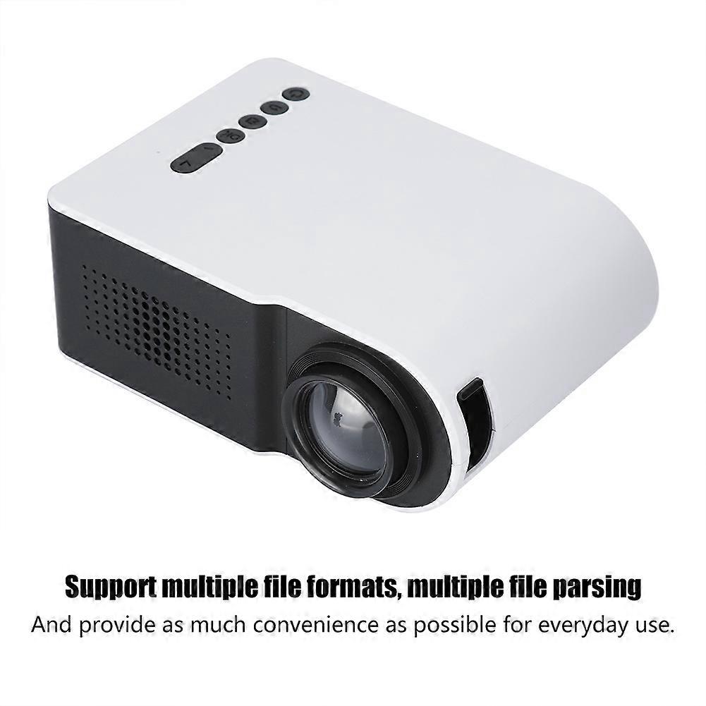 Portable Mini HD 1080P LED Smart Projector 24-80" Screen HDMI