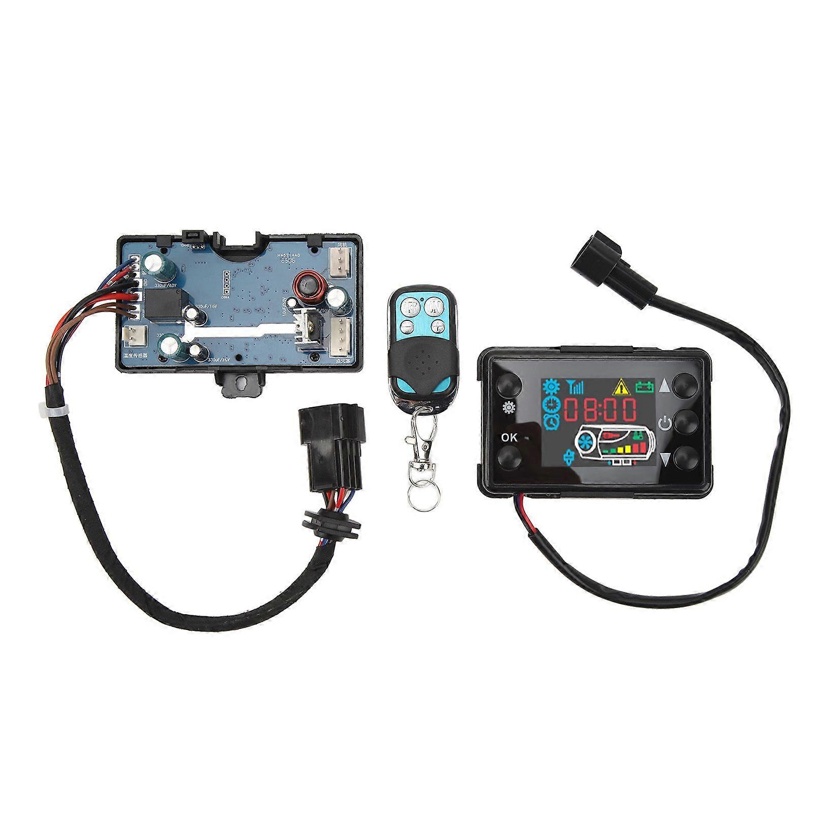 LCD Monitor Switch Car Air Parking Heater Switch Remote Controller Heating Device Controller Set For Air Diesel Heater 12V 24V