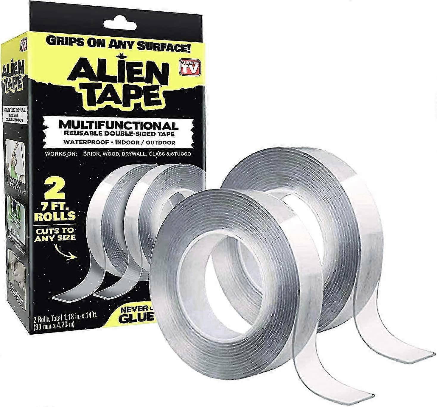 Nano Double-Sided Tape - Multipurpose Removable Adhesive Tape for Various Applications - Washable, Strong, and Heavy-Duty - Suitable for Carpet, Photo