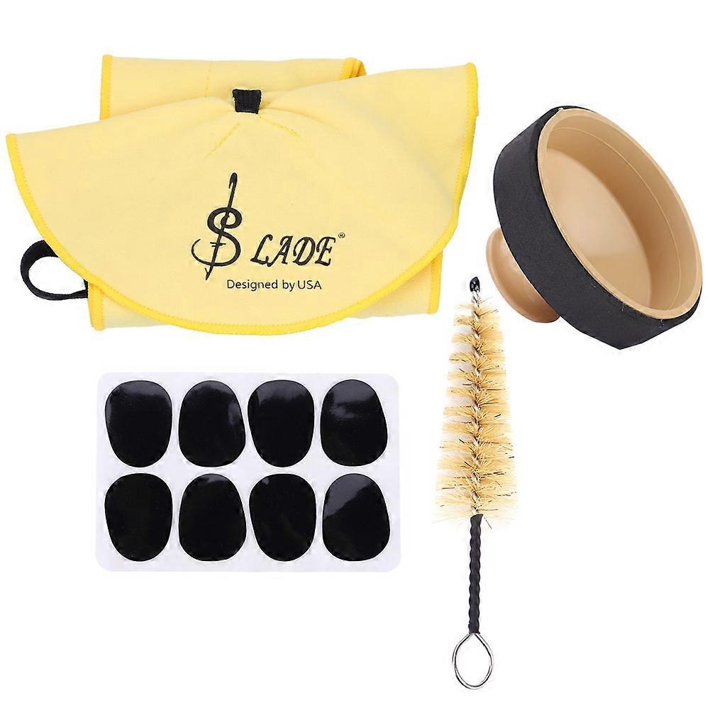 SLADE 4 en 1 Tampons de sourdine Brosse Chiffon de nettoyage pour kits de saxophone alto