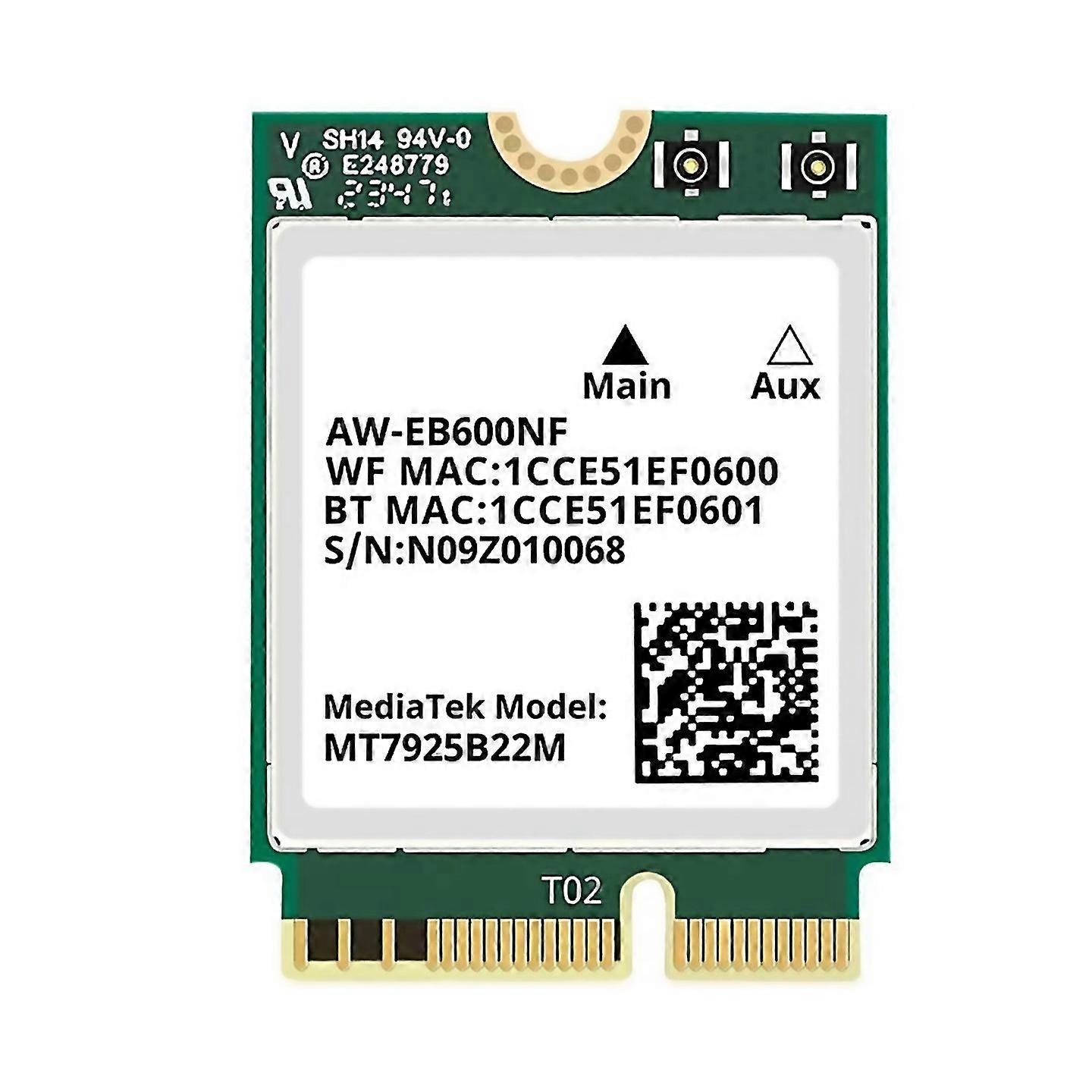 For Mt7925 Wifi 7 Network Card 24g 5ghz 6ghz Wireless Network Adapter