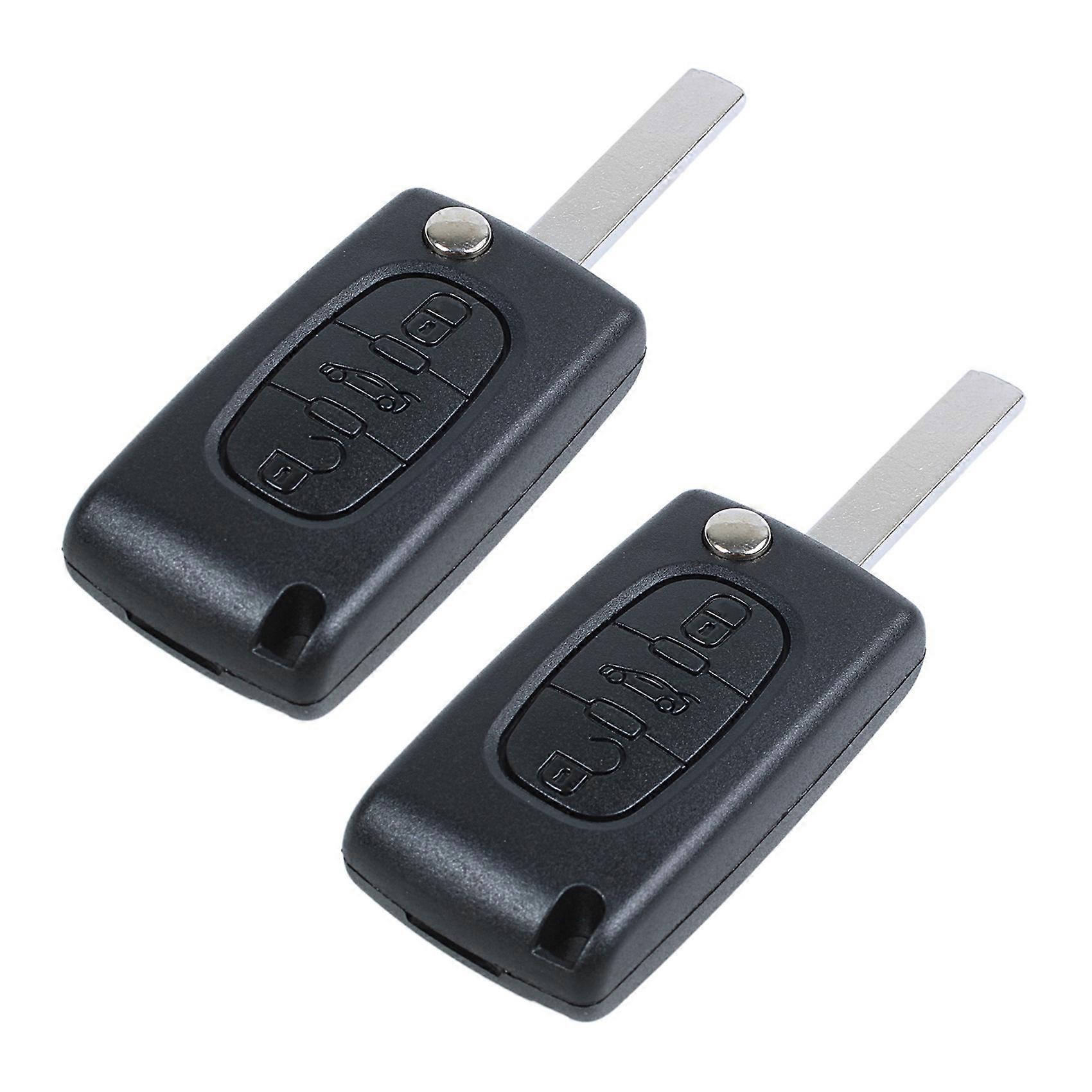 2X Key Remote Shell for 407 and 407 SW Foldable 3 Buttons