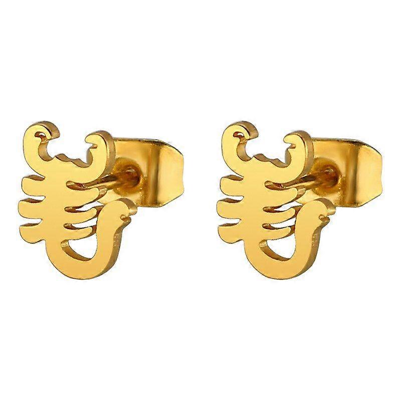 Scorpion Titanium Stainless Steel Stud Earrings #5