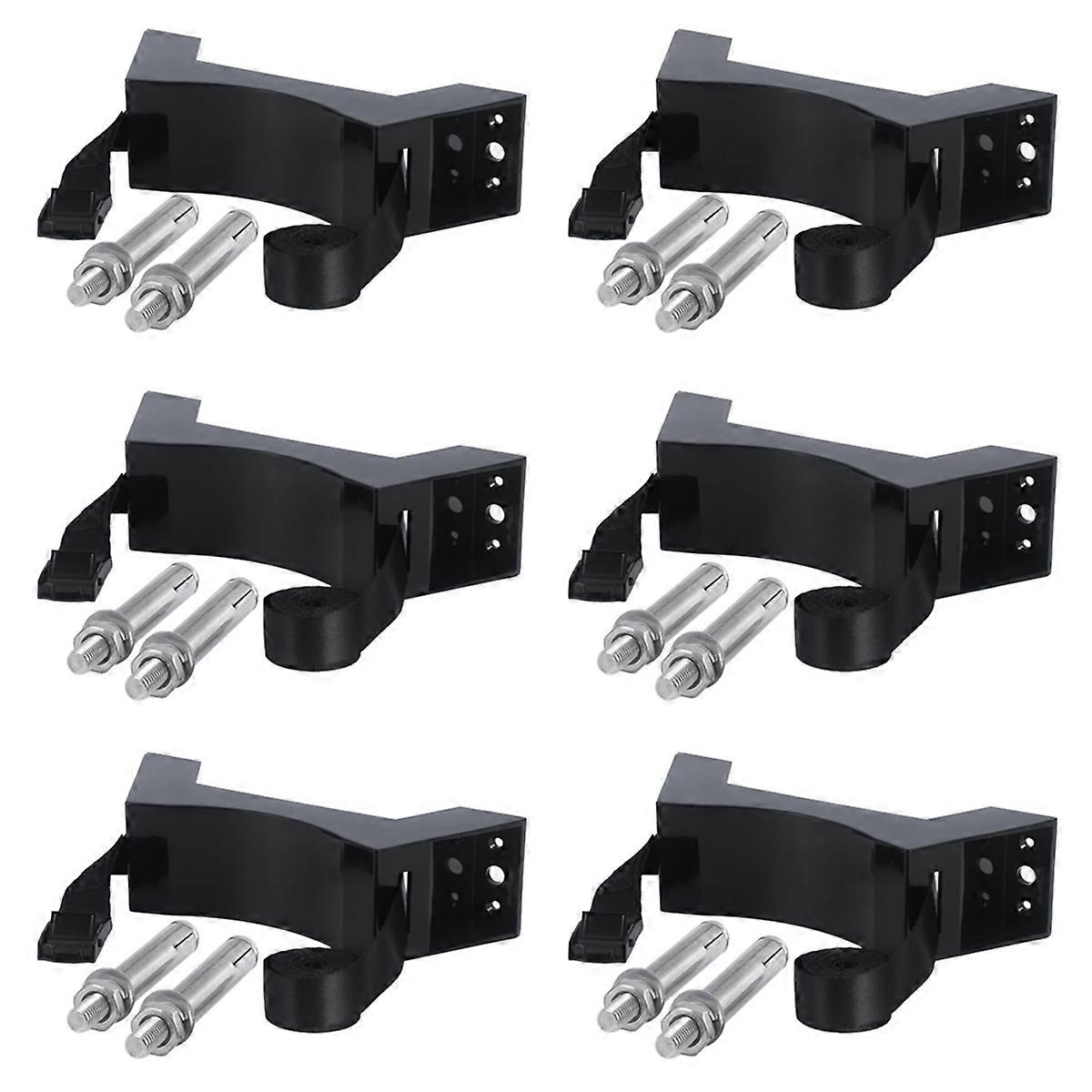 حامل خزان البروبان اسطوانة الغاز حامل قوس غاز حامل اسطوانة غاز حامل خزان البروبان جبل مع مسامير 6 مجموعة