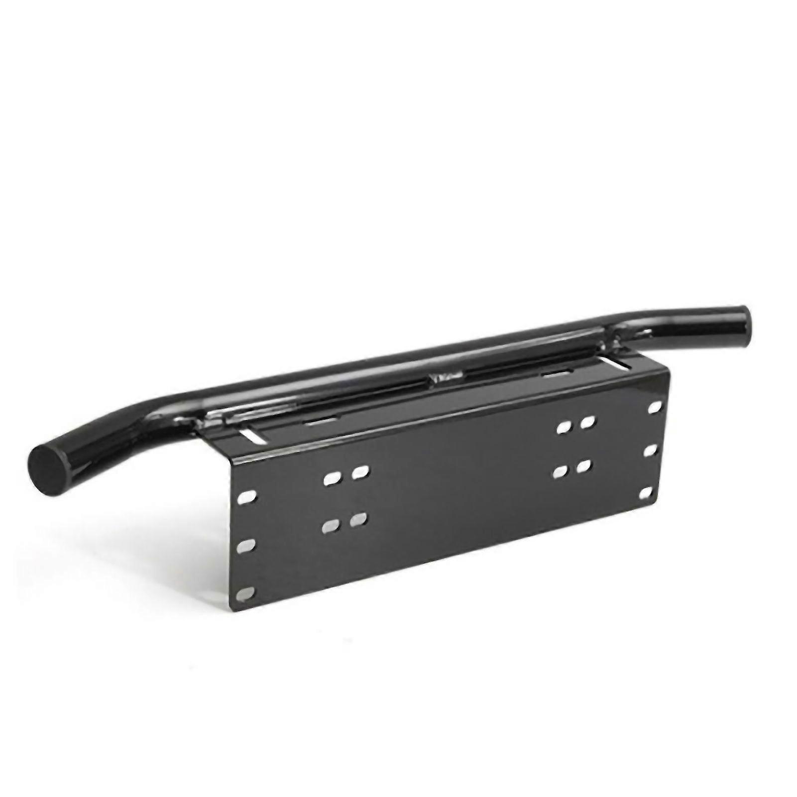 License Plate Lamp Holder Led Light Bar Mounting Bracket Aluminum Alloy Universal for Jeeps Trucks Pickups SUVsBlack