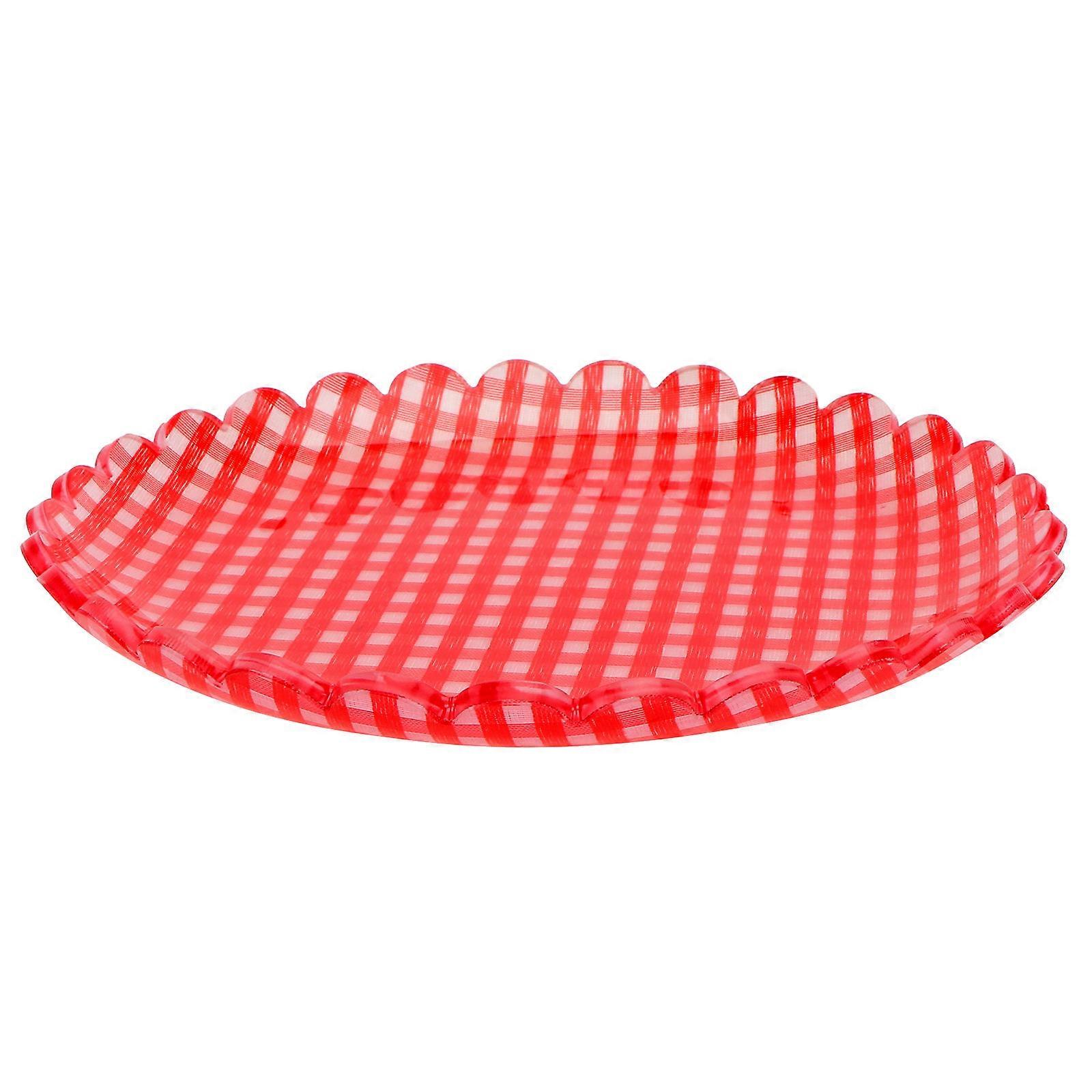 Plastic Dish Style Plate for Storage Use 1Pcs Compact Storage Tray