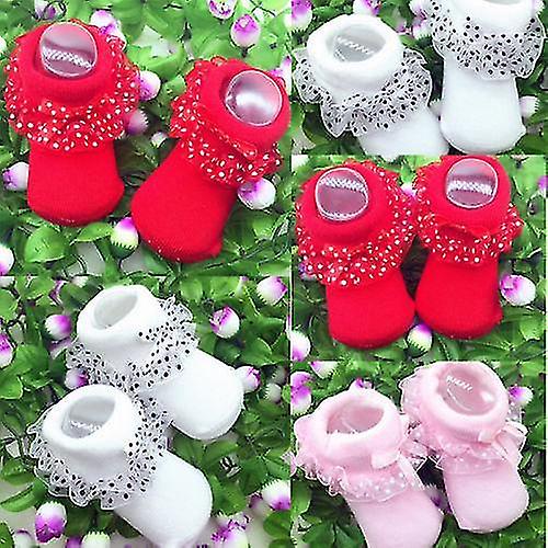 Baby Toddler Socks Tights Cute Tutu Lace Design Comfortable Soft-frilly Socks