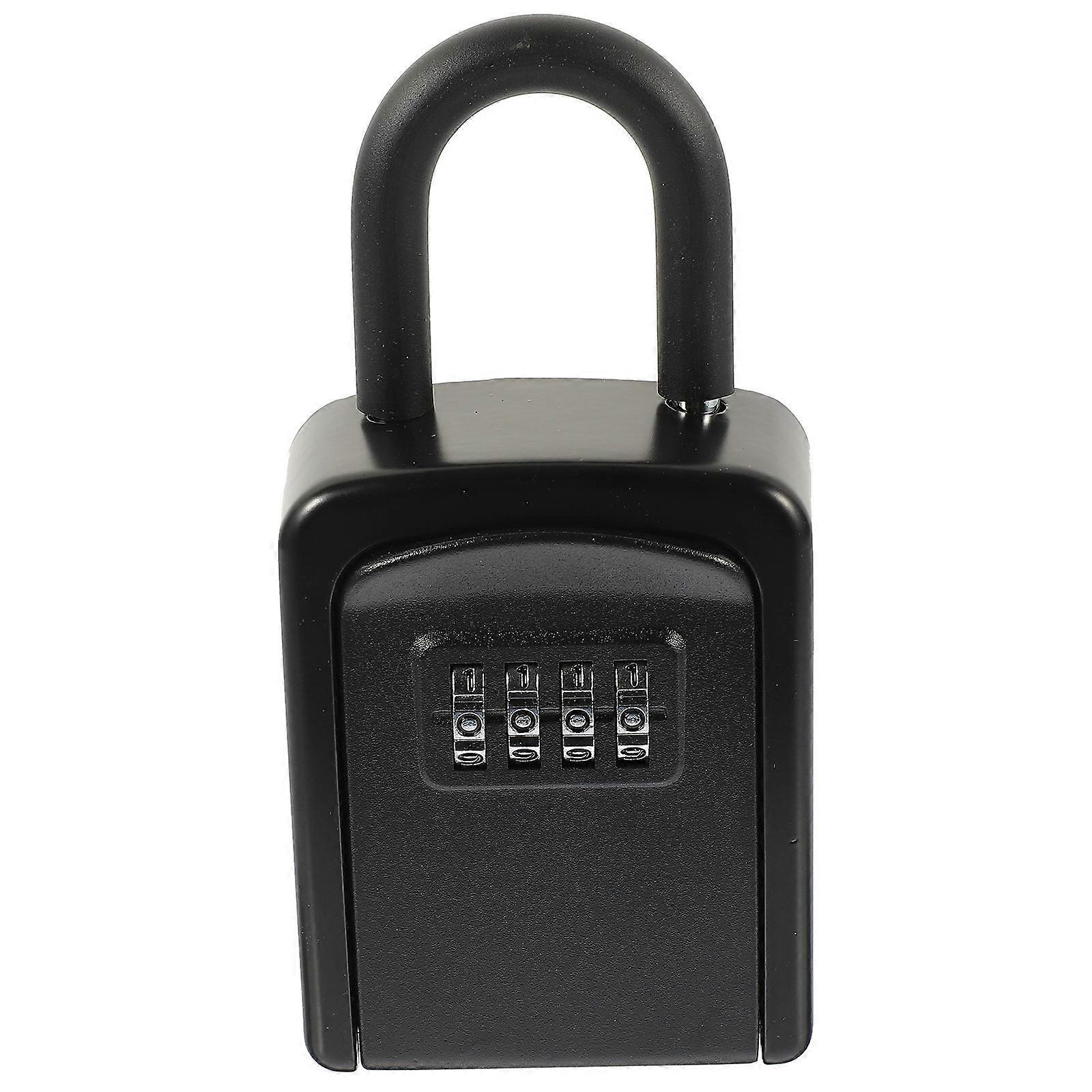Key Safe Box Wall Mounted Lock Box with Resettable Code for Secure Storage
