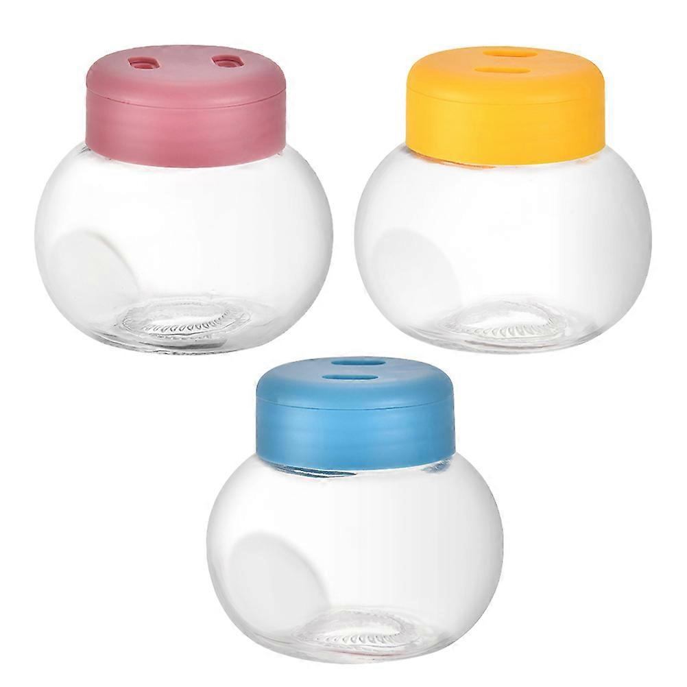 Glass Seasoning Jars Salt Shakers for Storage 12Pcs Multicolor Set