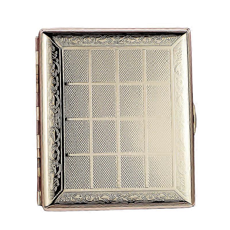 Creative Front Back Carved Copper Cigarette Box 20 Pcs Ultra Thin