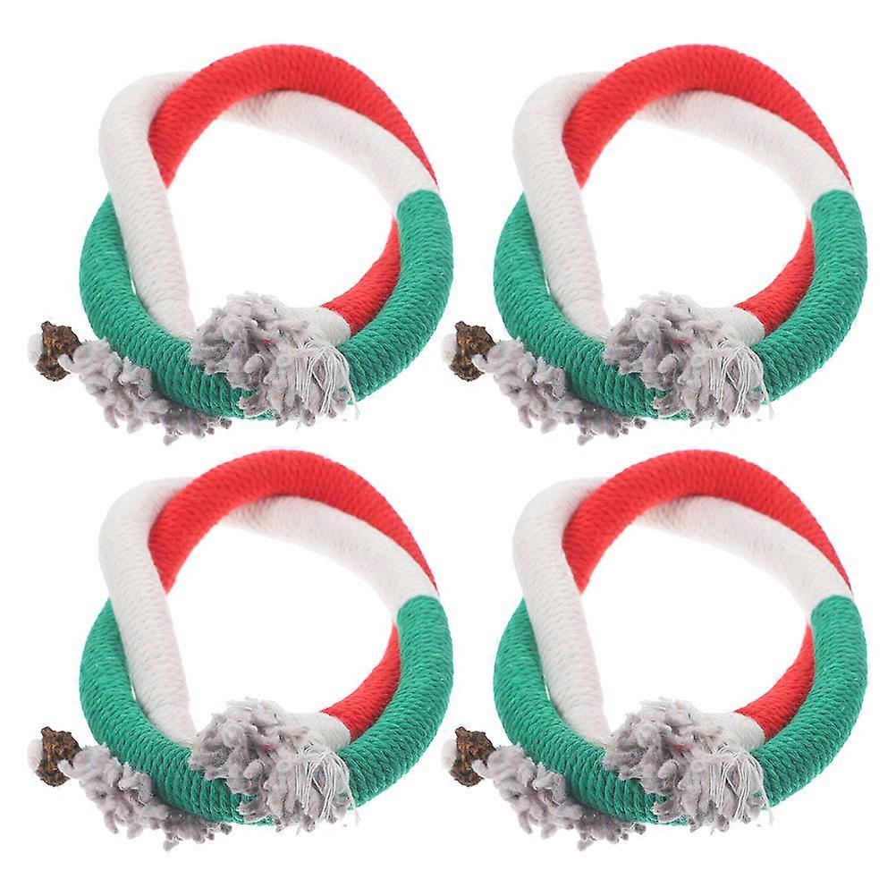 Cat Cotton Rope Toy for Biting and Playing 8Pcs Catnip Pet Toys