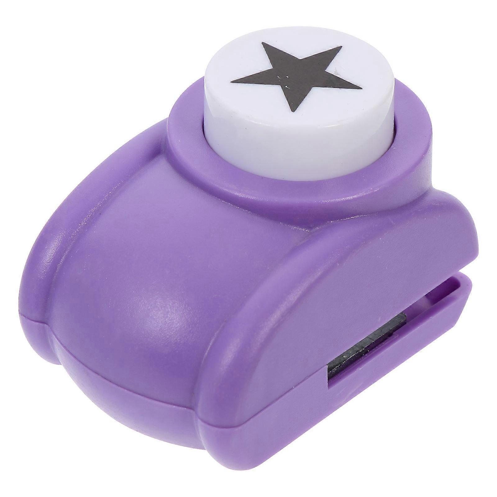 Label Punching Star Shape Paper Puncher Multi Plastic for Diy Enthusiasts 1Pack