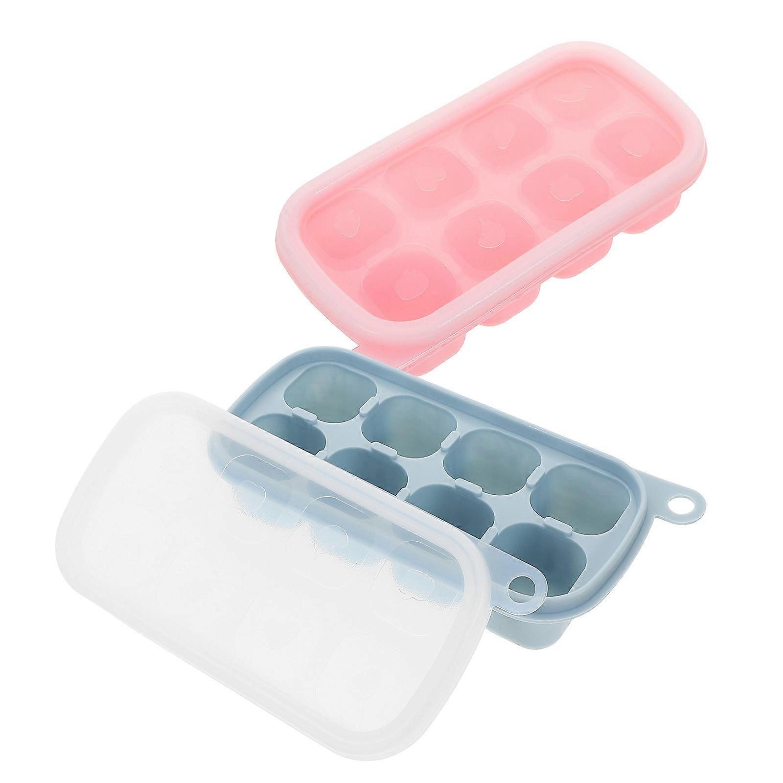 6Pcs Silicone Ice Cube Tray for Chilling Coffee with Assorted Colors