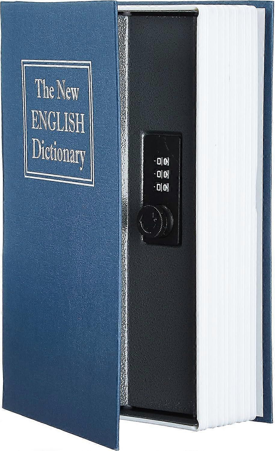 Book Safe - Combination Lock, Blue