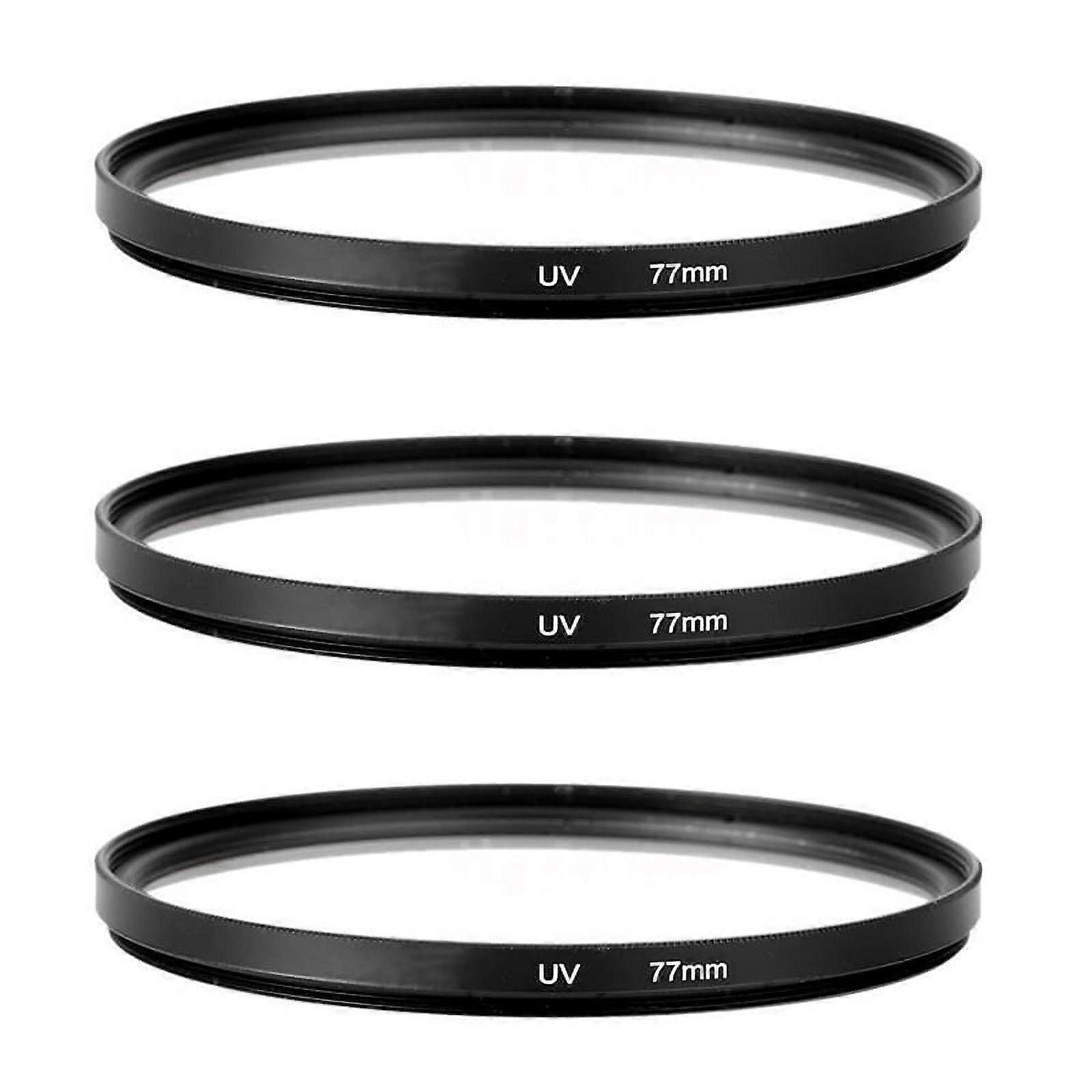 2X， 77mm UV Ultra-Violet Filter Lens for DSLR Camera