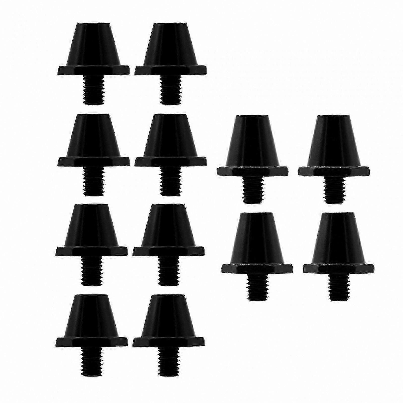 12-Pack Anti-Slip Screw-In Studs for Football Cleats, Soccer Boot Spikes Replacement