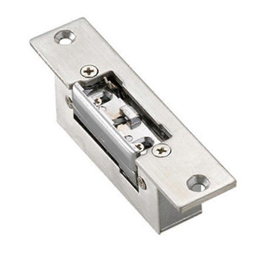 Electric Door Adjustable Lock-Tongue Secure Electric Strike Lock Door Double Unlock Mode NC/NO 12V Access Control System