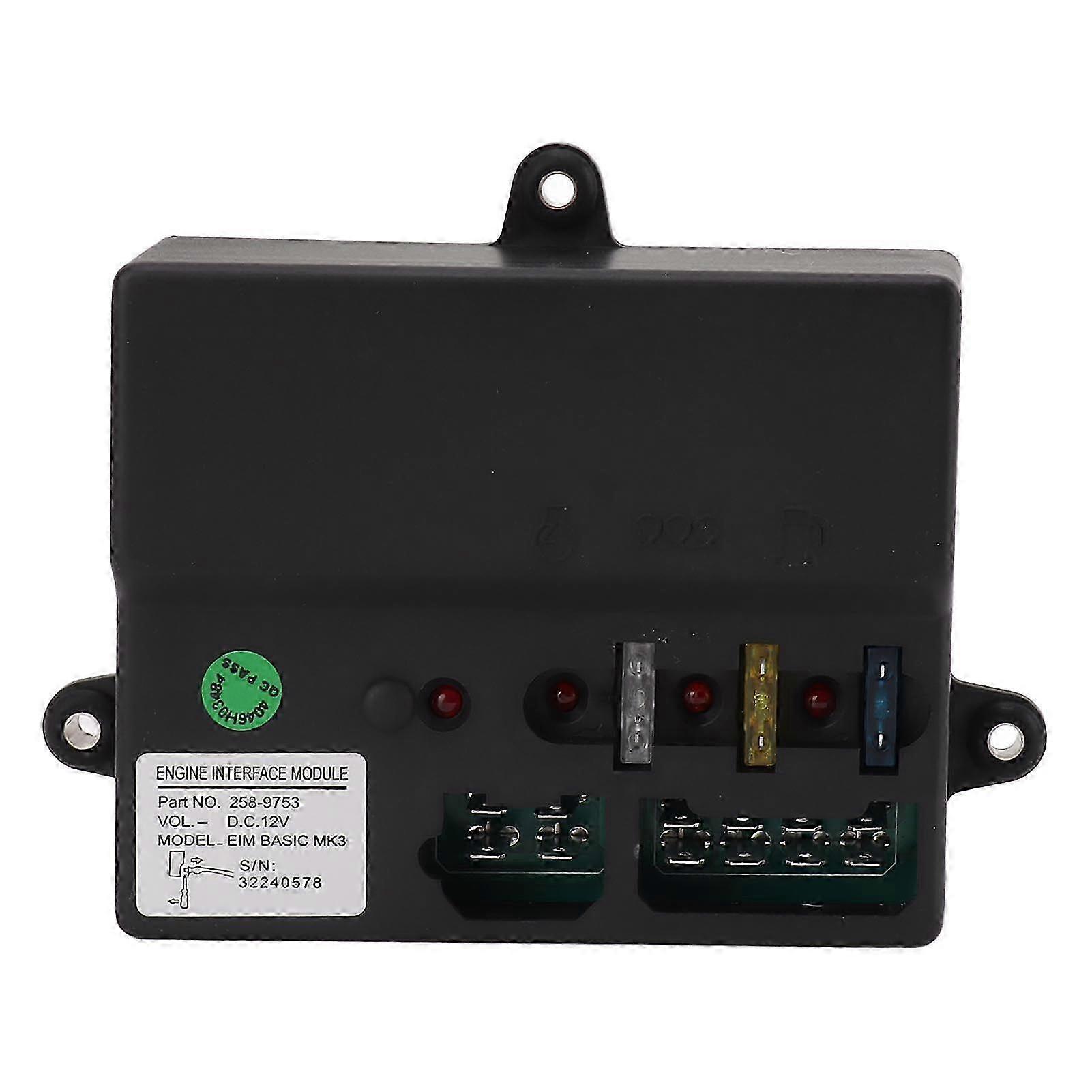 Generator Controller Multifunctional 147mm Mounting Hole Distance Engine Interface Module 258 9754 258 9753 MK3 12V