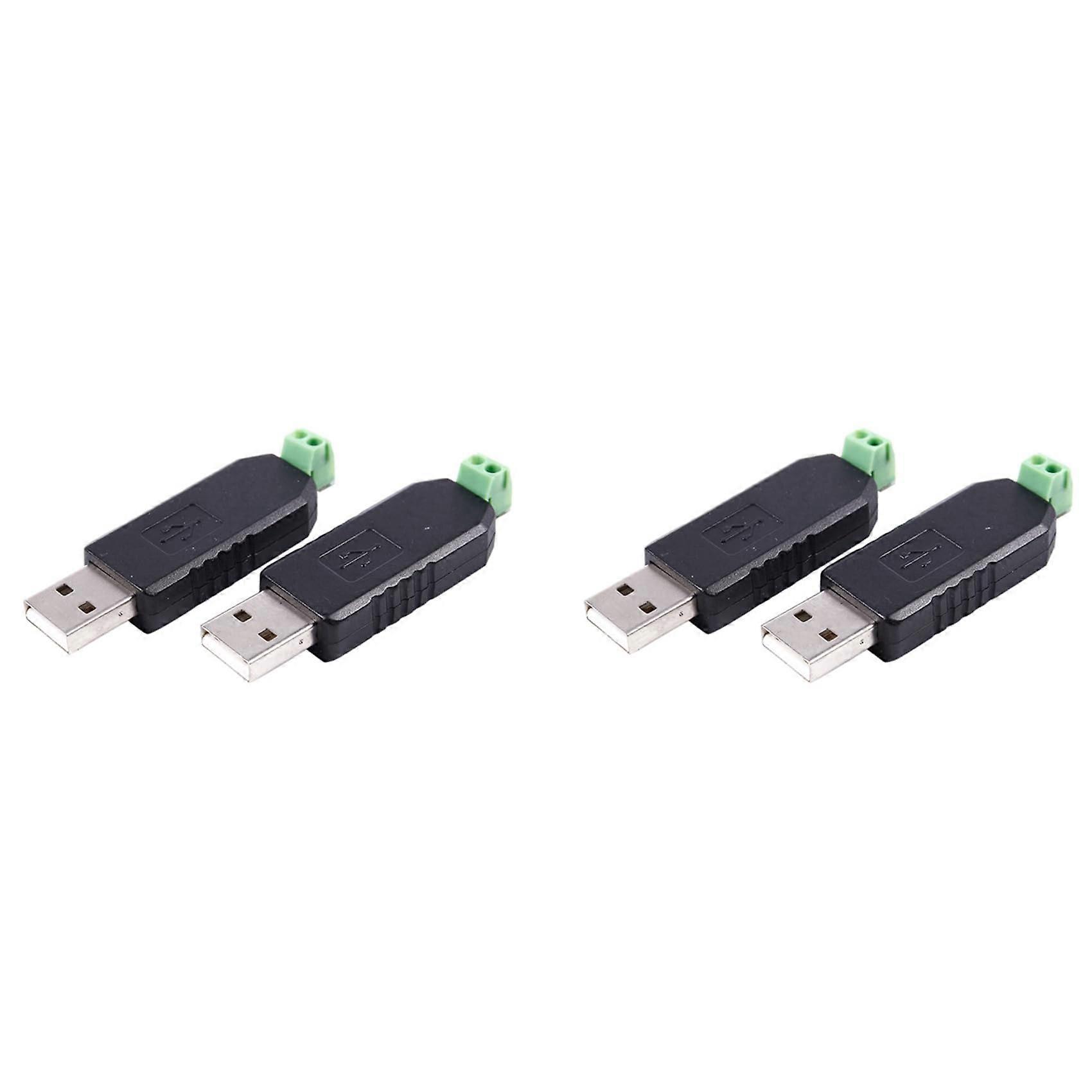 USB To RS485 Interface Converter 4Pack Serial Adapter Compatible With PLC