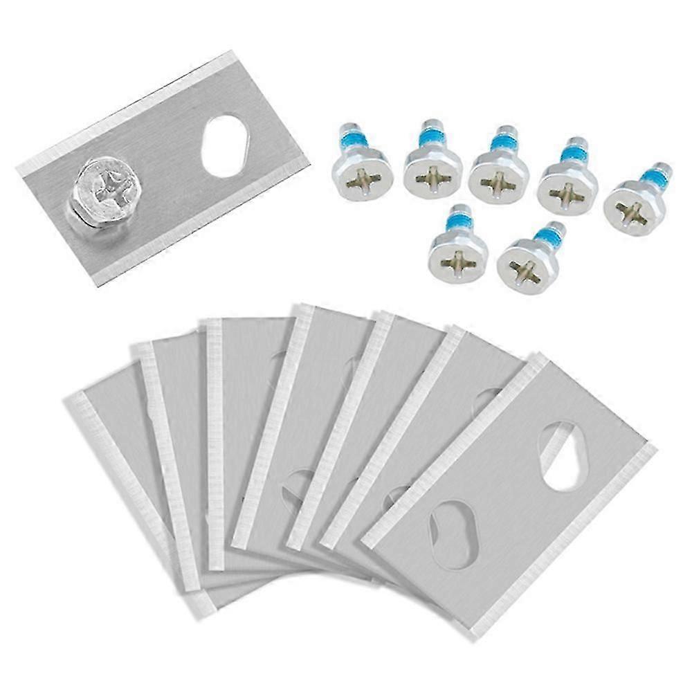 8 Stücke Für Robomow RK Rasenroboter Edelstahl Ersatz Mähklinge, 32*18,6*0,9mm