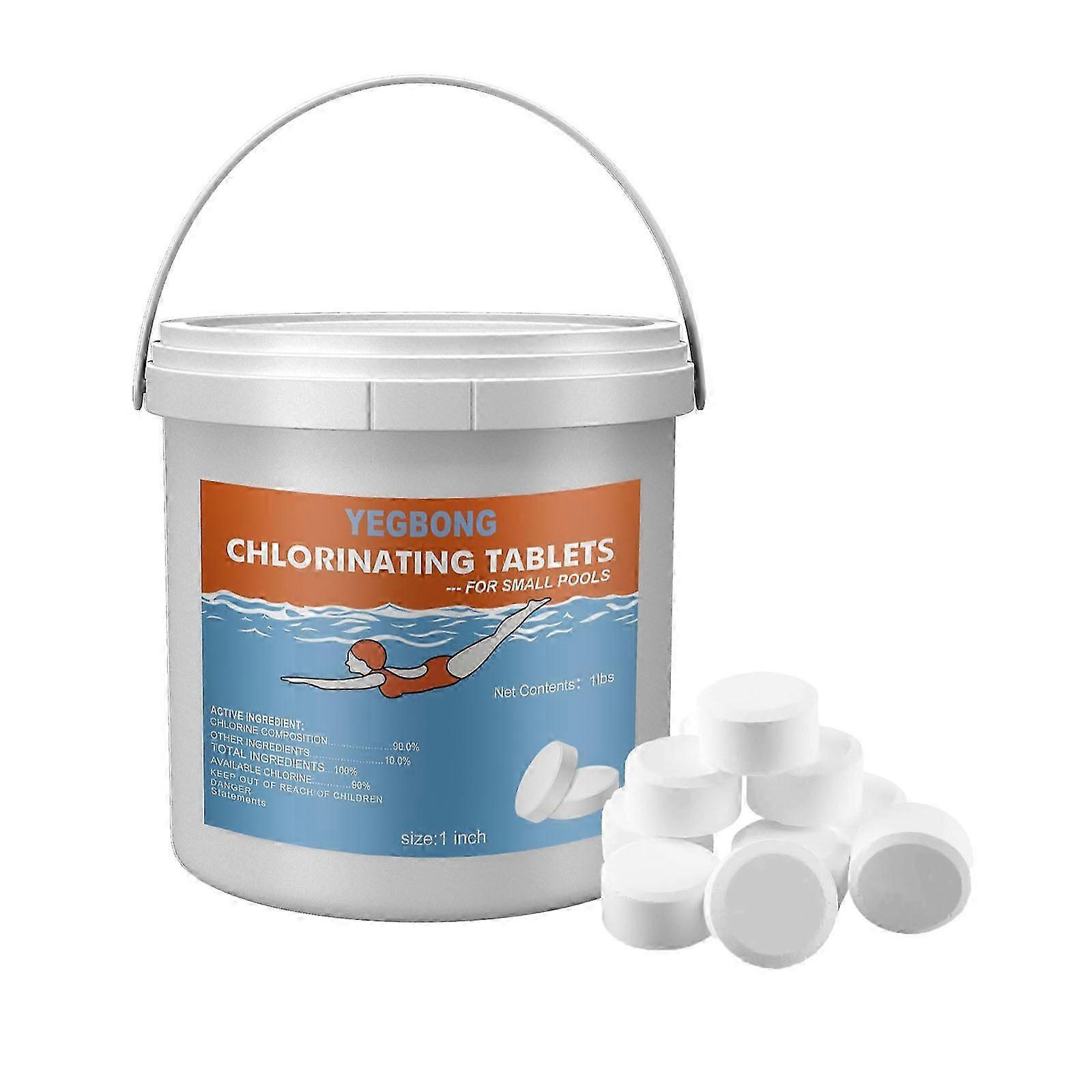 1" Swimming Pool Chlorine Tablets for Small Pools, Pool Chlorinating Tablets 26s