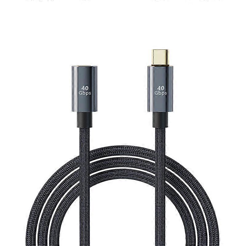 Type-C 100W Fast Charging Extension Cable 40Gbps Data Transfer Type C Extender