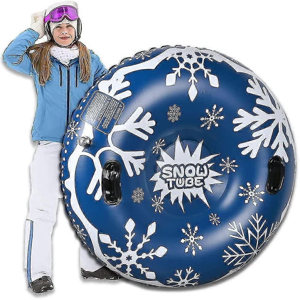 Inflatable Snow Tubes, Inflatable Sleds With Handles, Scratch-resistant