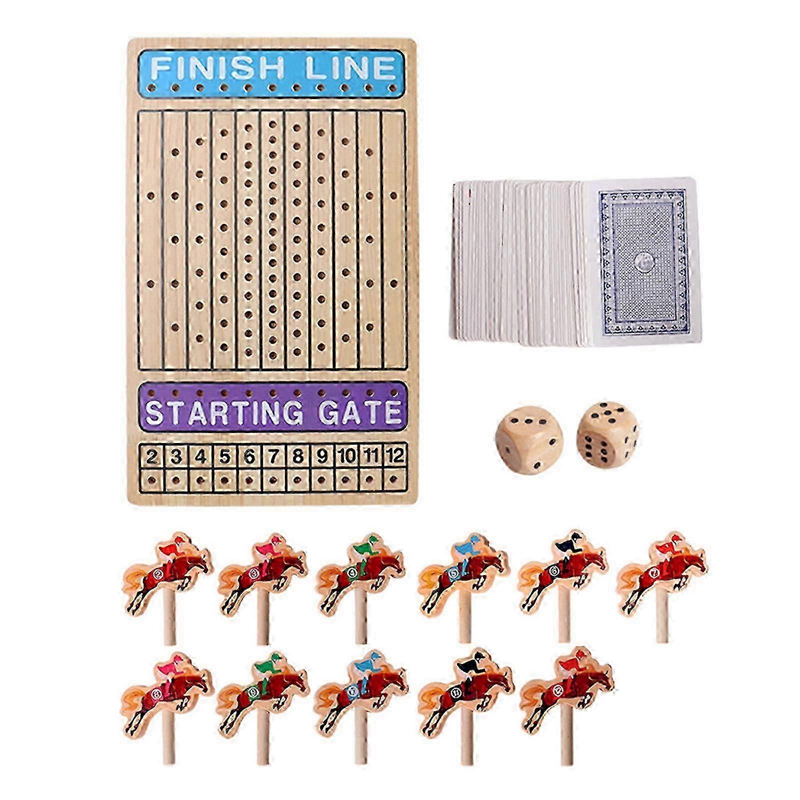 New Horse Racing Game Chess Fun Thinking Interactive Battle Game