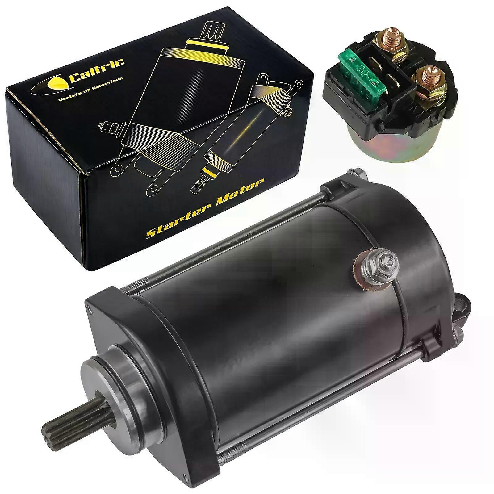 Starter And Relay Solenoid for Kawasaki Vulcan 1500 VN1500A 1996 1997 1998 1999 NO.85109