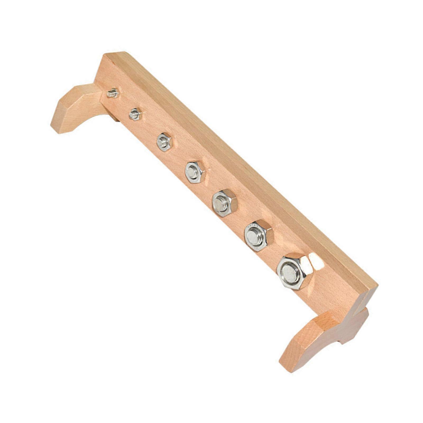 Wooden Fine Motor Skills Toy With Removable Screws Educational Game Compact Design For Children 3 Years Up Multicolor