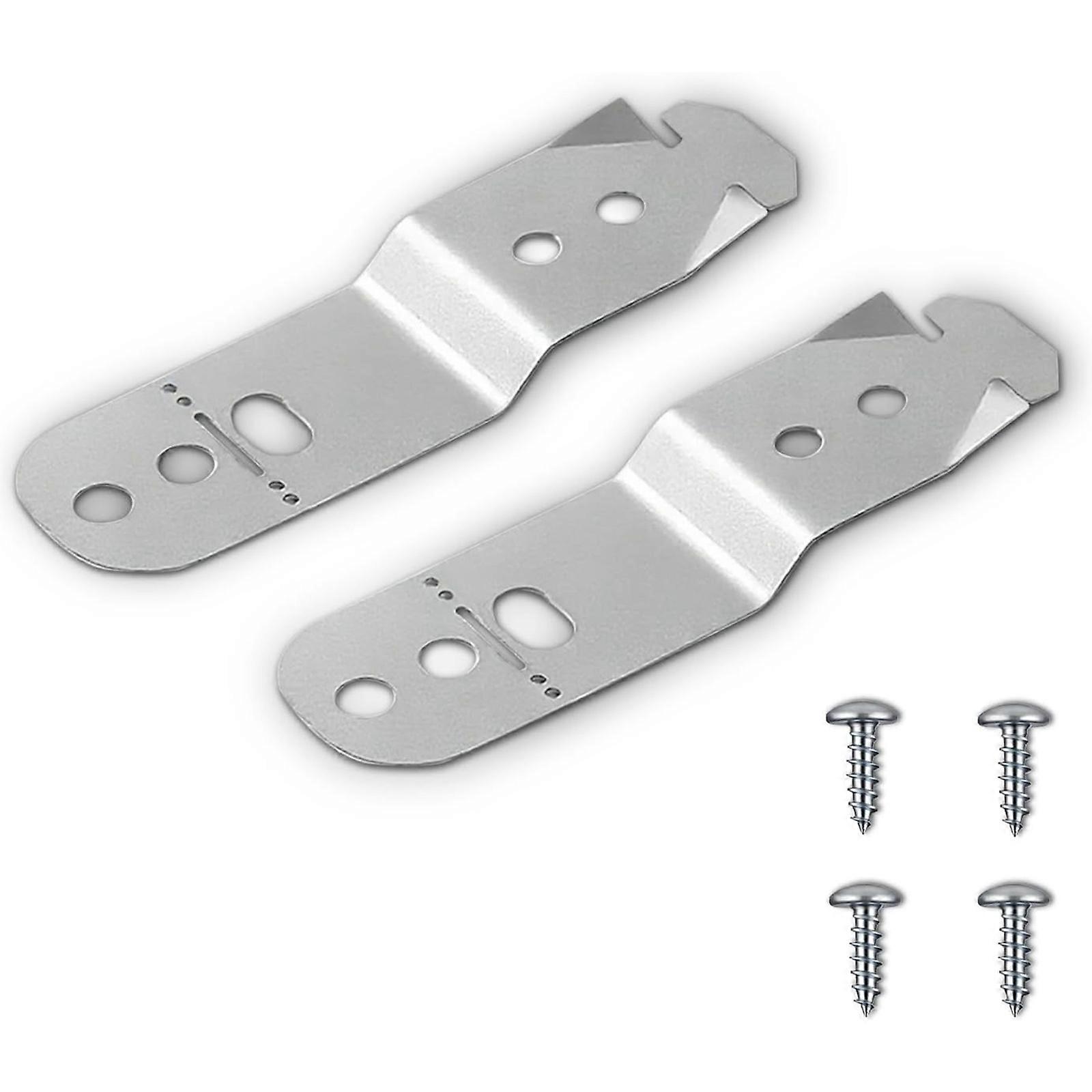 Pack of 2 Reinforced Dishwasher Fastening Brackets Set Mounting Holder Set Iron Texture Suitable for Various Models Multicolor