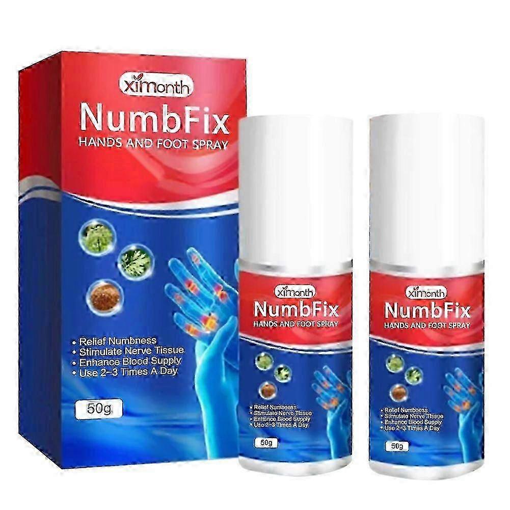 Soothing Spray For Numb Hands And Feet, 2pcs - Relieves Numbness Discomfort from Joint Issues, Soothes Muscles, Improves Circulation for Everyone