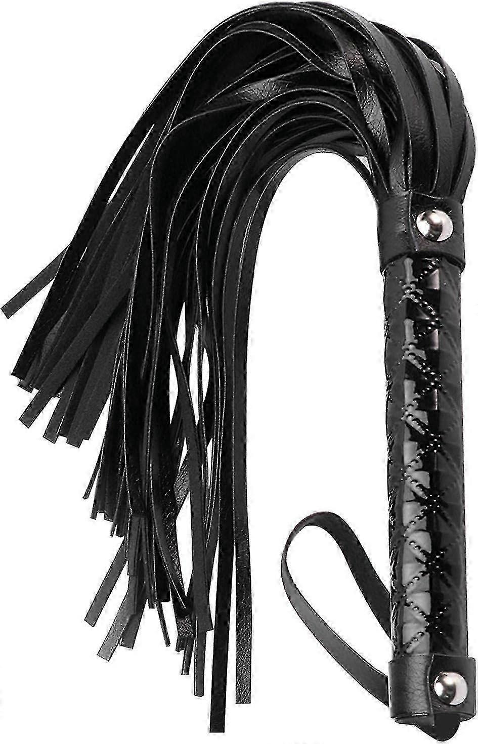 Soft Leather Horse Riding Crop Whip Non Slip Practical Soft Crop For Equestrian Floggers For Cosplay Costume