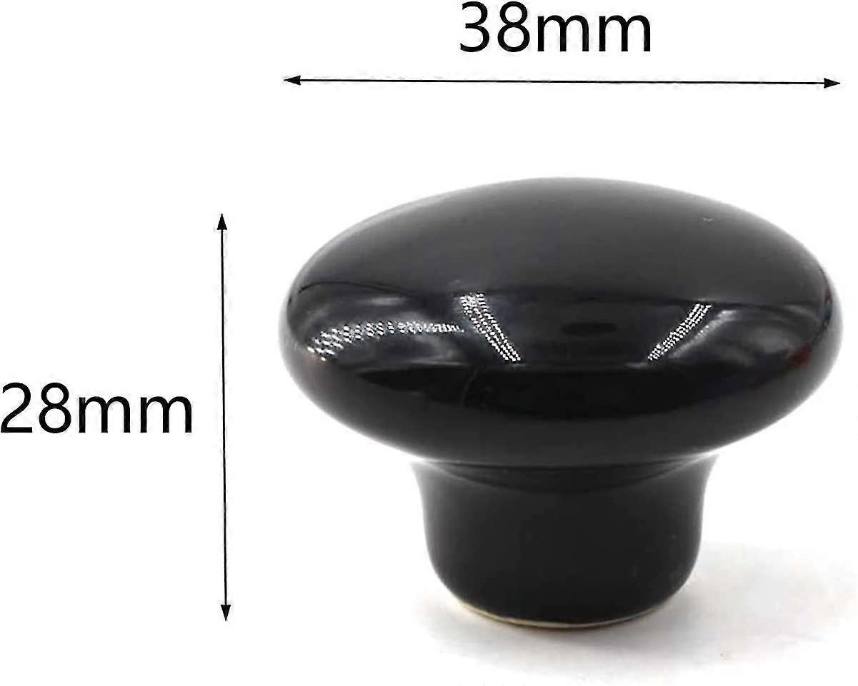 Yellow Ceramic Drawer Pulls And Knobs Furniture Handle Pack Of 10 (comes With Screws)