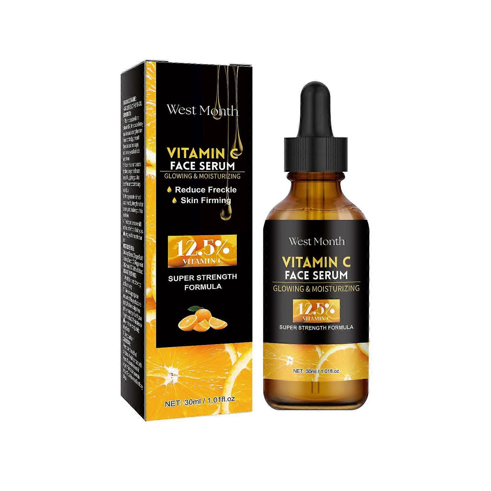 West&Month Vitamin C Facial Essence For Reducing Fine Lines, Firming, Smoothing And Moisturizing The Skin, And Anti-Aging