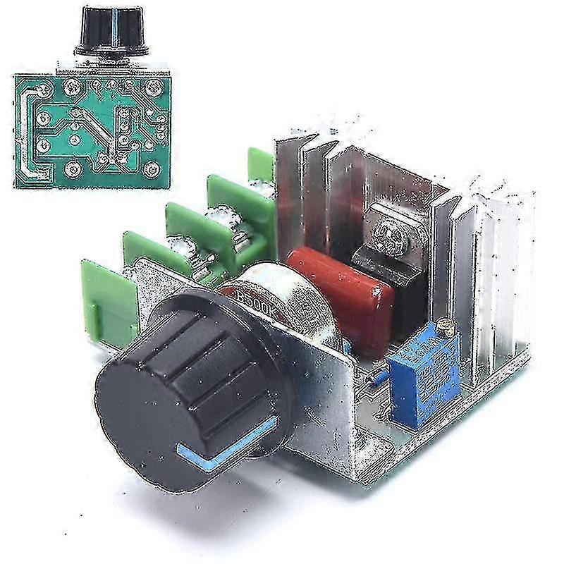 220V Dimmer Switch 2000W compatible with Ceiling Lights Speed Regulator