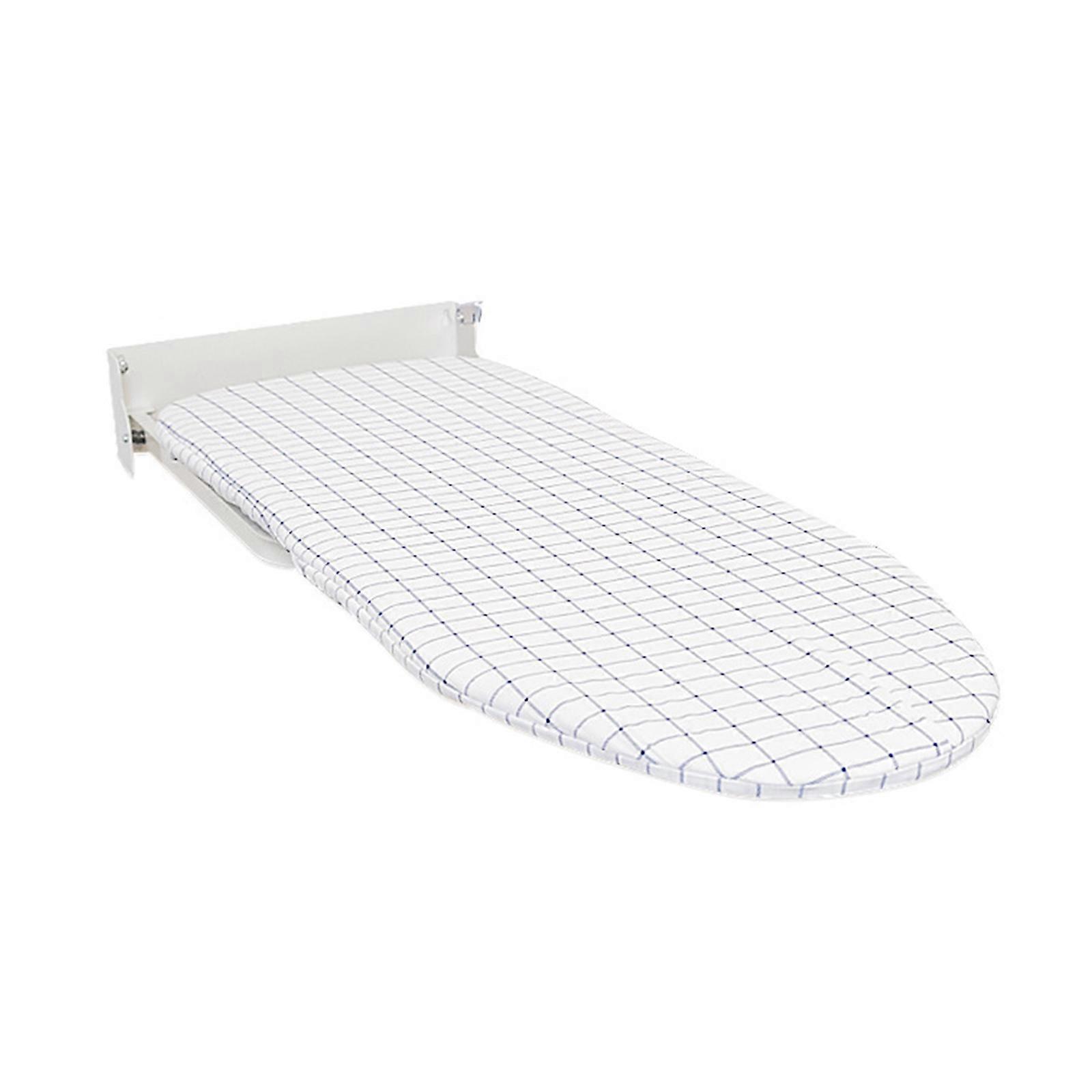 Justerbar höjd, hopfällbar strykbräda för små utrymmen, väggmonterad strykbräda med värmebeständigt överdrag, flerfärgad