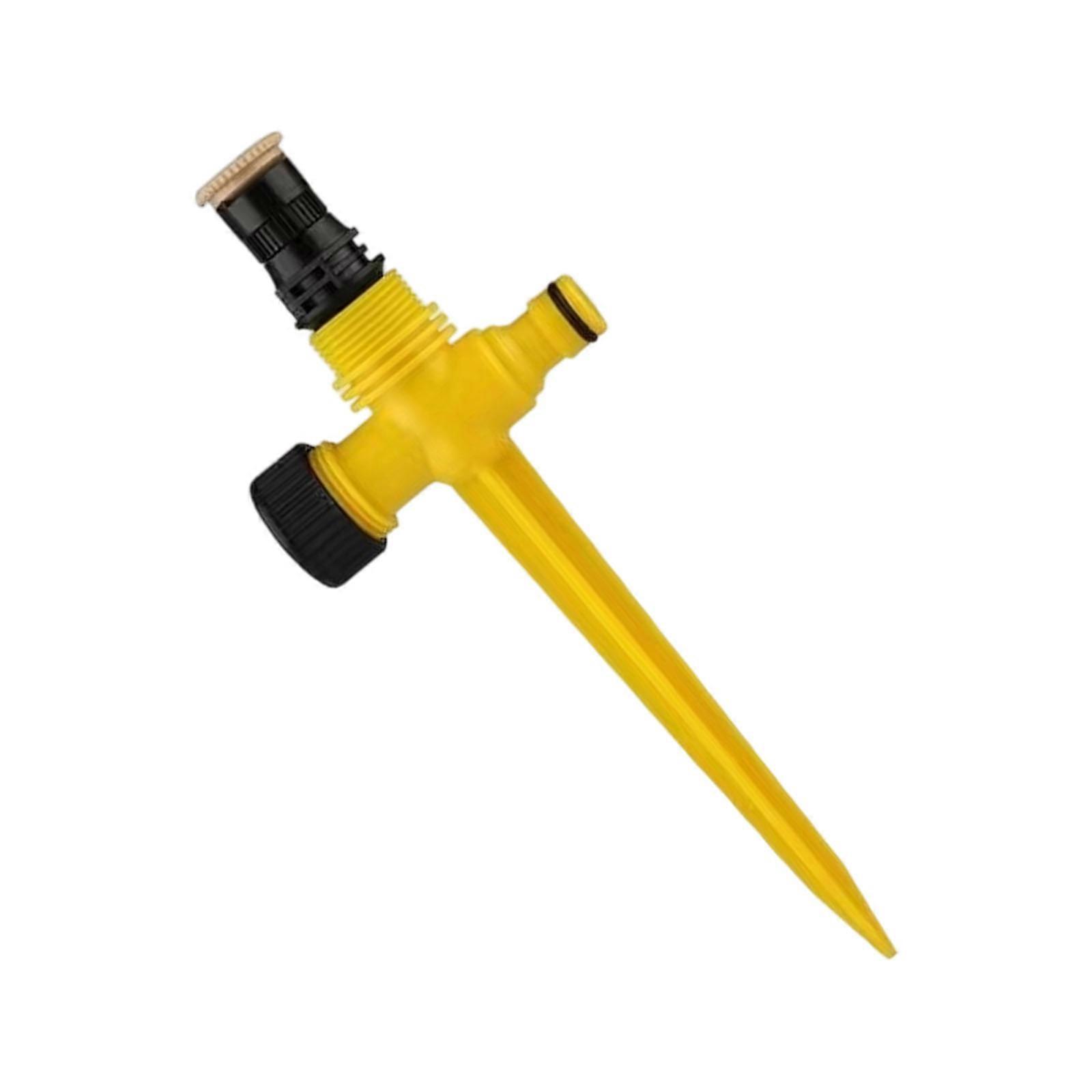 Garden Irrigation Tool With Wall Structure 180 Degrees Sprays Pattern Quick Assembly For Home Gardens  Yellow