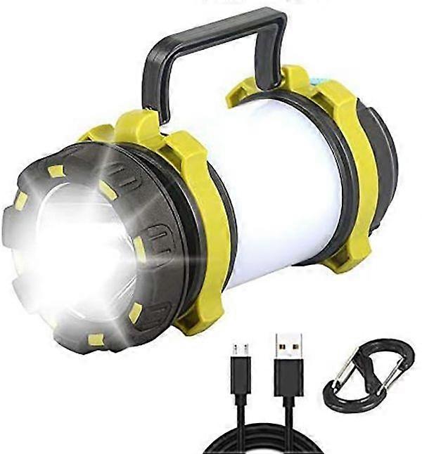 Rechargeable LED Camping Lamp IPX4 Waterproof Dimmable Hand Light