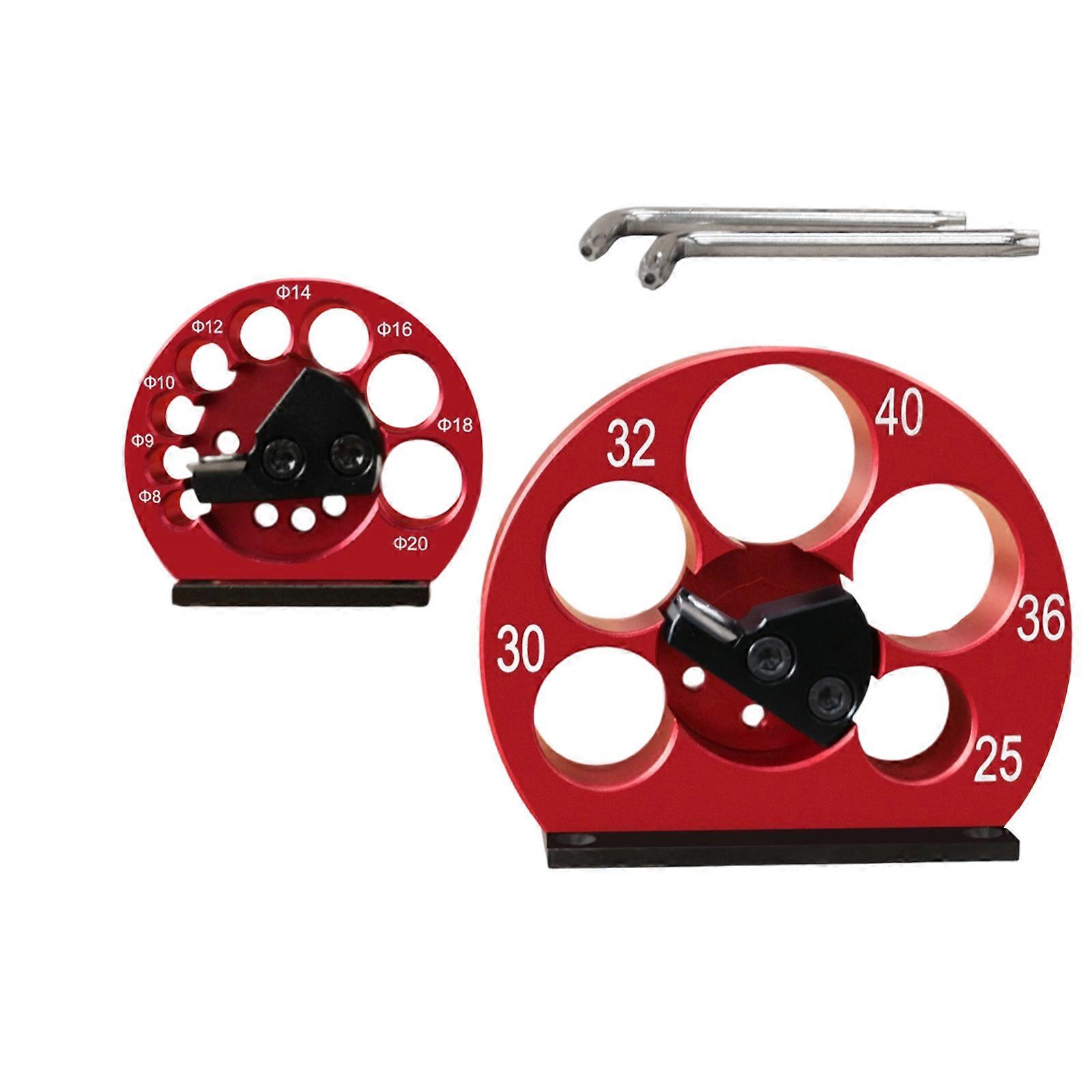 Adjustable Wood Lathe Tool Precisions Dowel Maker Jig For Round Bars With Aluminum Alloy Construction Multicolor