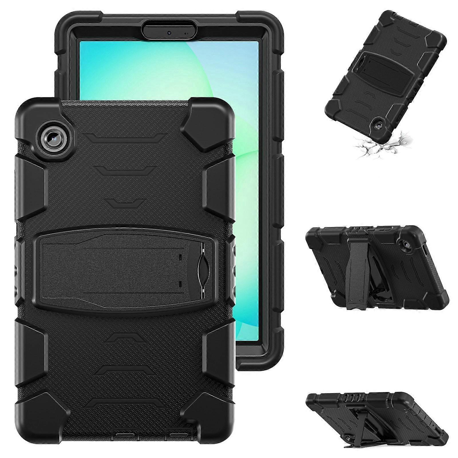 PC Hybrid Silicone Tablet Case with Holder For Samsung Galaxy Tab A11+