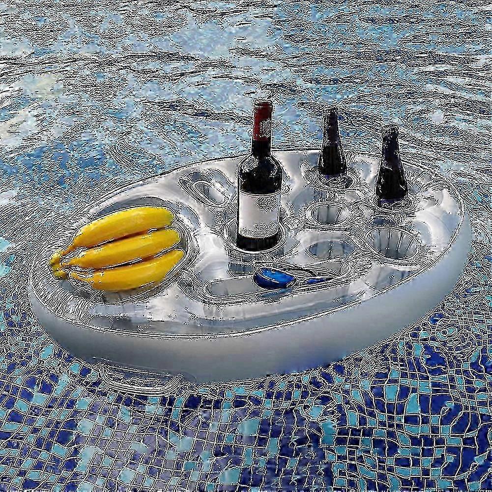 Luxury Inflatable Floating Table for Poolside Relaxation and Drinks