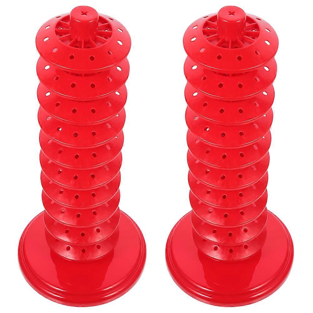 2Pcs Delicate Lollipop Holder Gathering Display Rack Adjustable Lollipop Rack Display Supply