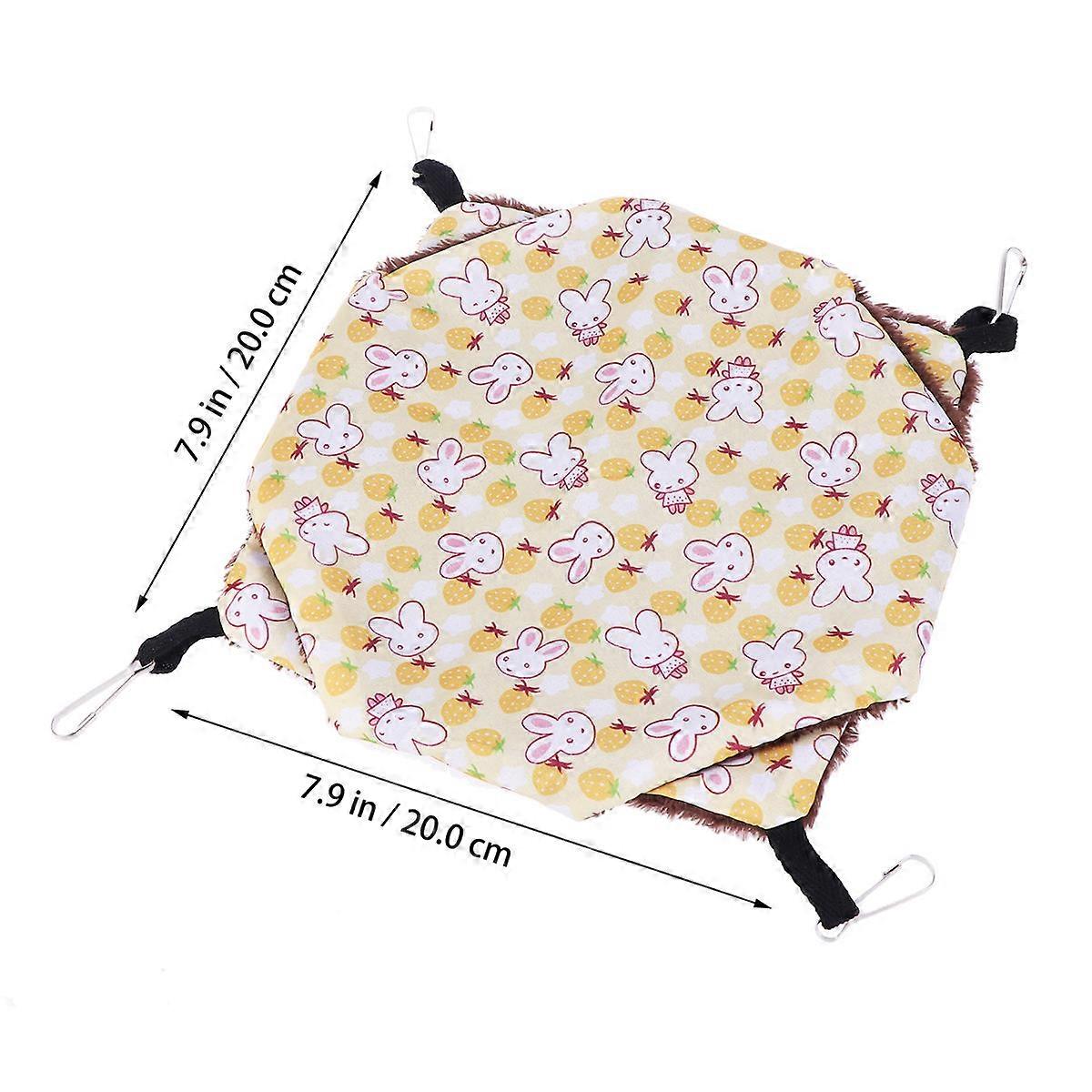 Squirrel Hammock Pet Hanging Mats for Sleepy Small Pets Assorted Color