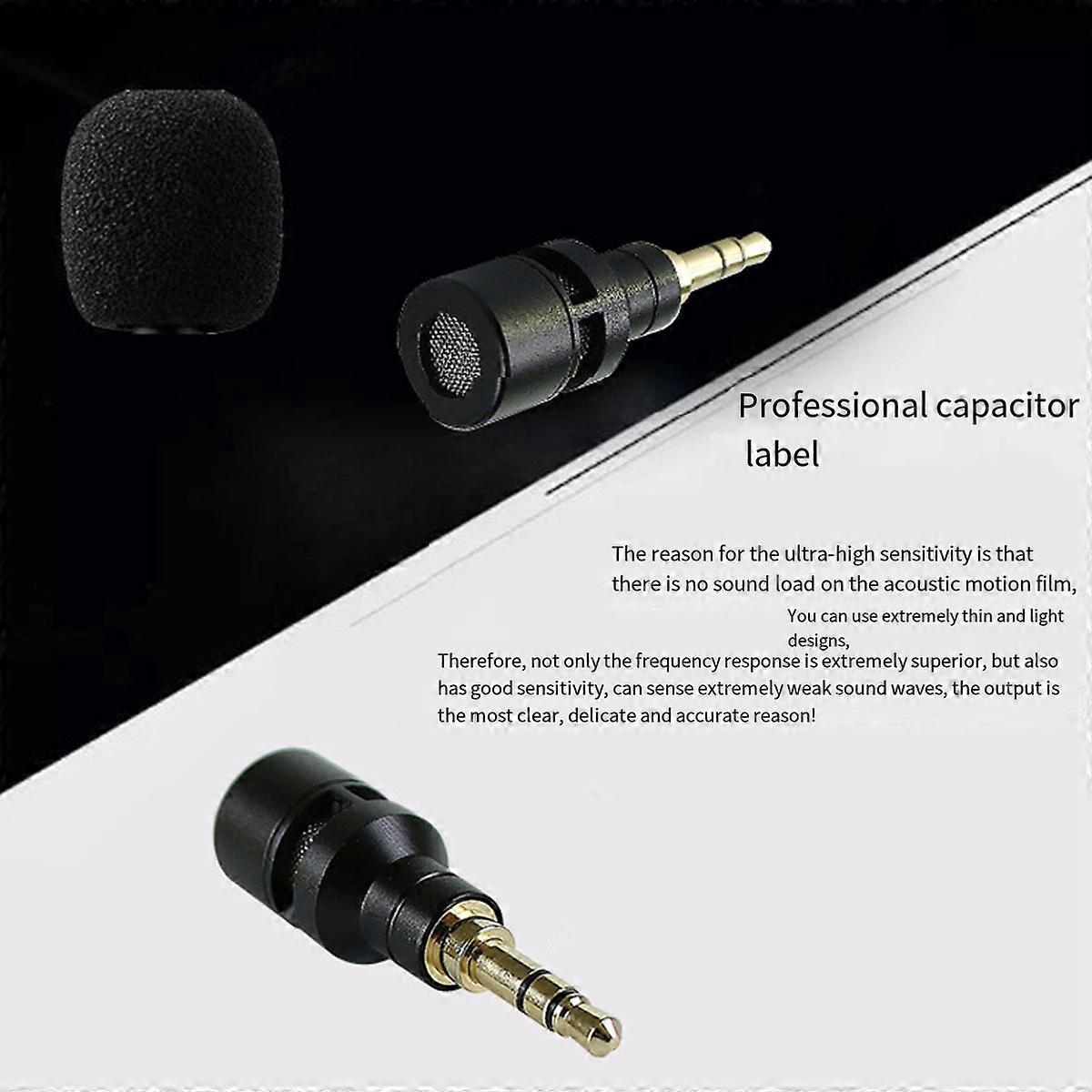 Mini Microphone Condenser Mic Bendable Flexible Active Noise Reduction Sensitive Mic