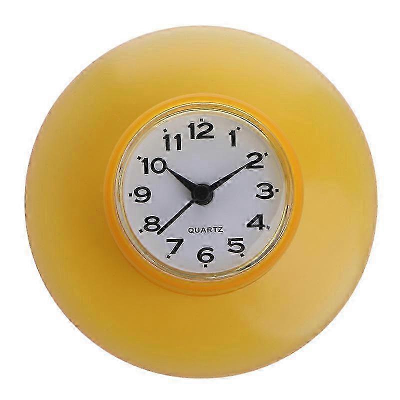 Shower Mirror with Suction for Bathroom, Waterproof Wall Clock Timer