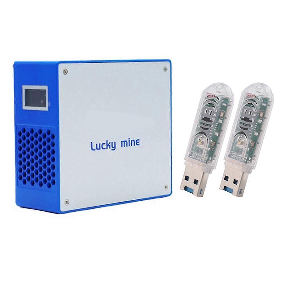 Bitcoin Lucky Miner LV07+LV03 Silent Miner 1TH/S SHA256 Algorithm Crypto Solo Asic Cryptocurrency Miner US Plug
