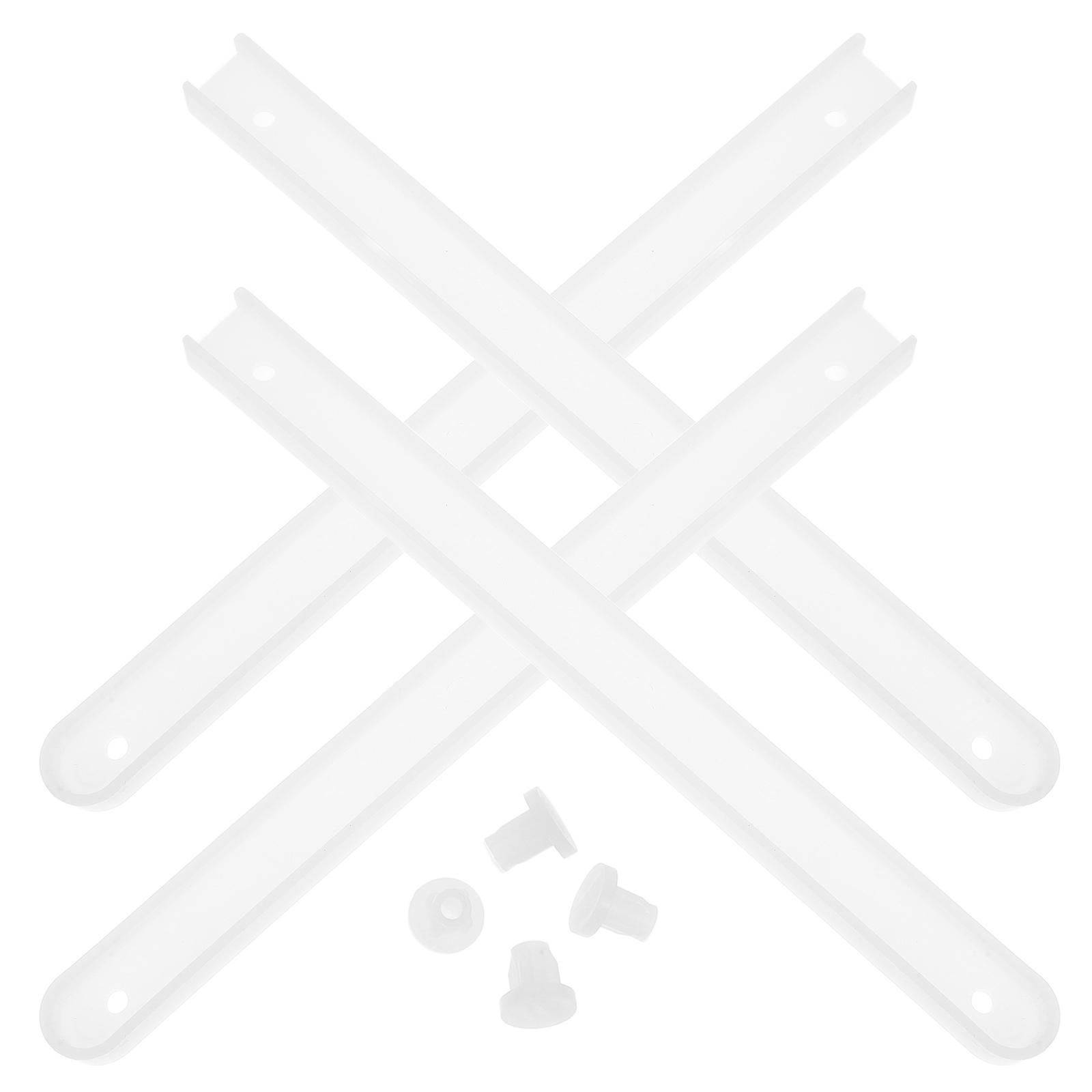 2 Sets Heavy Duty Drawer Slides Cabinet Track Guides with Accessories