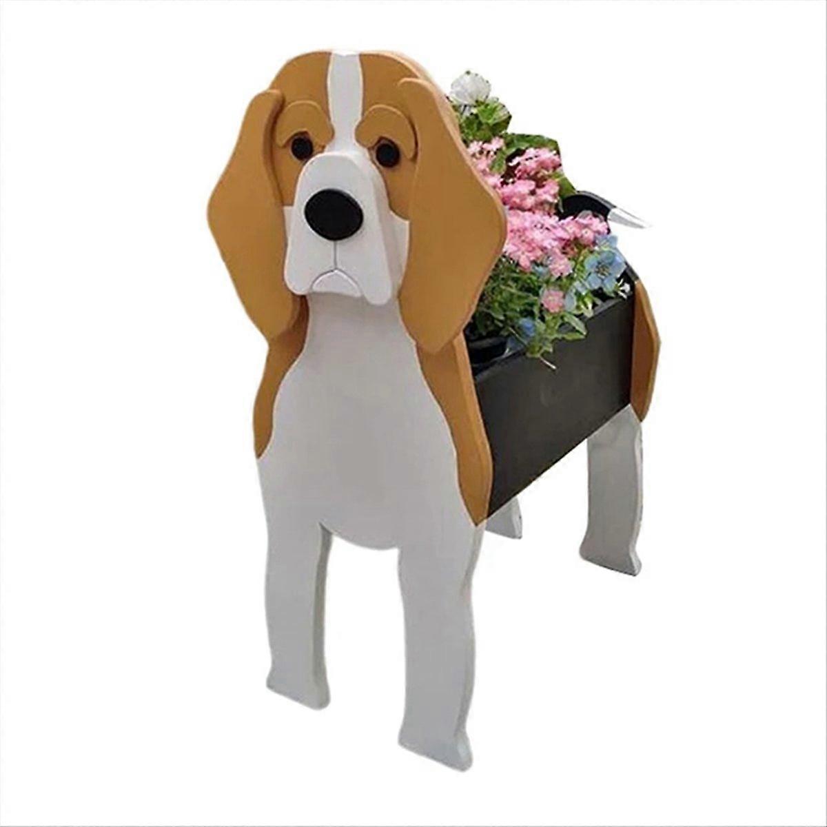 漫画ペット犬用植木鉢組み立て式犬用植木鉢、A